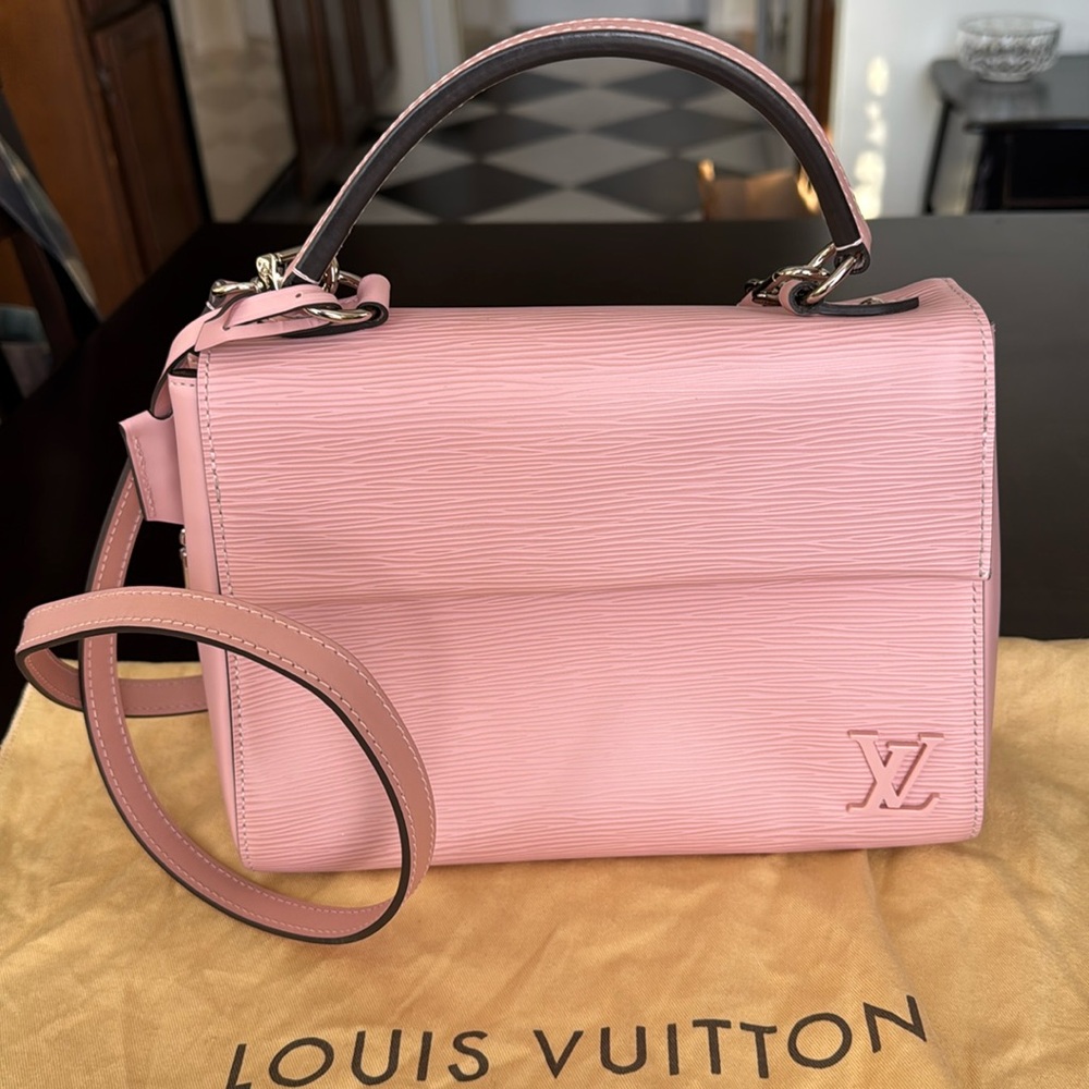 Louis Vuitton Pink Epi Leather Shoulder Bag
